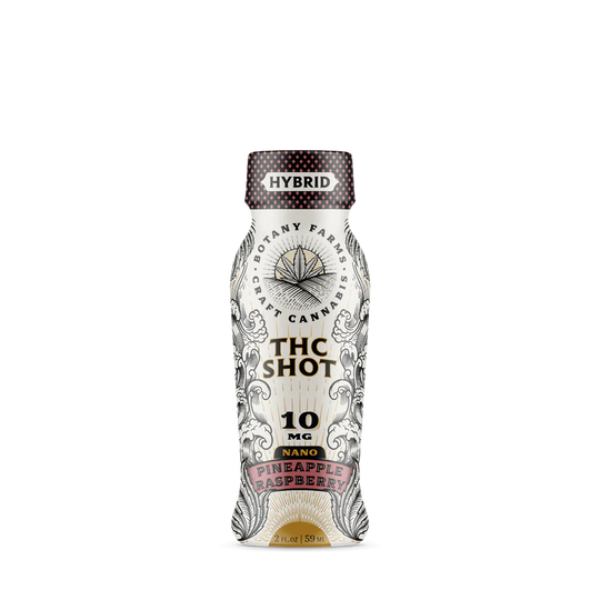 Botany Farms Nano THC Shot - Pineapple Raspberry 10mg - Smokeless - Vape and CBD