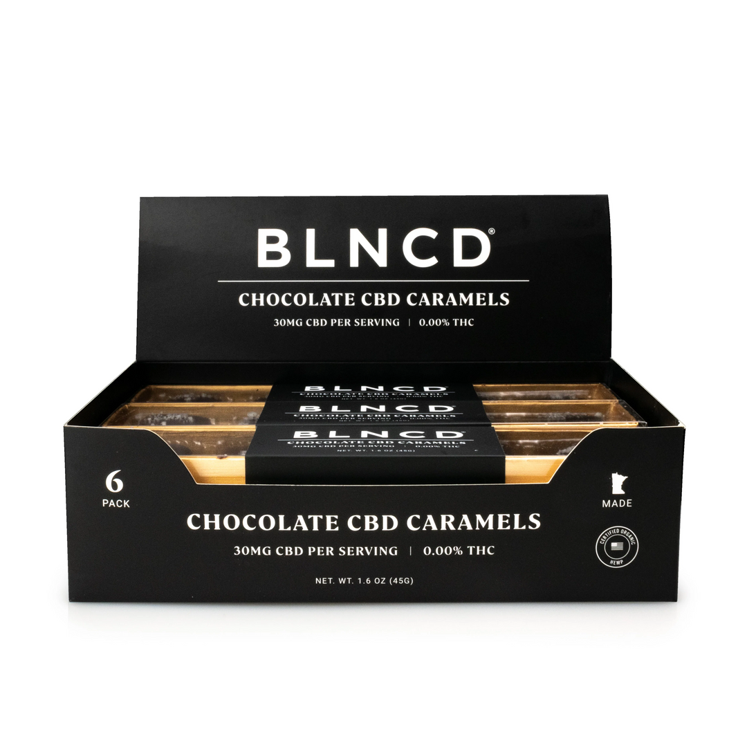 BLNCD - Chocolate CBD Caramels 150mg - Smokeless - Vape and CBD