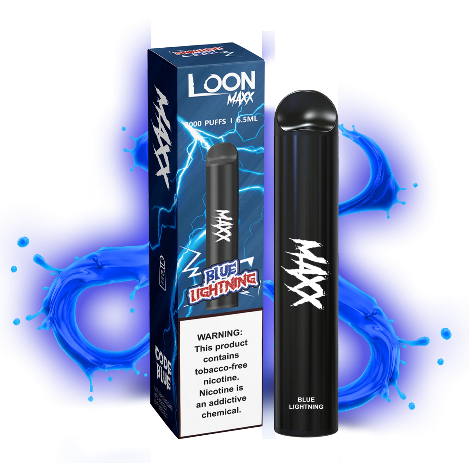 Loon Maxx Disposable Blue Raz