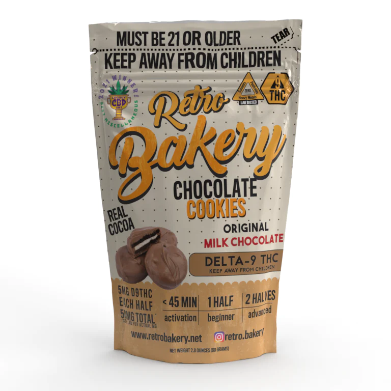 Retro Bakery Chocolate-Covered Cookies 50mg Smokeless - Vape THC CBD Retro Bakery Chocolate-Covered Cookies 50mg Smokeless - Vape THC CBD