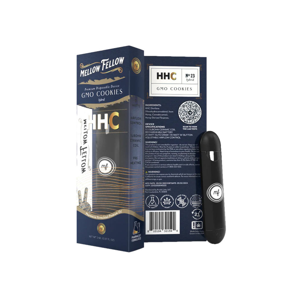 Mellow Fellow HHC Disposable Vape 2g - Smokeless - Vape and CBD