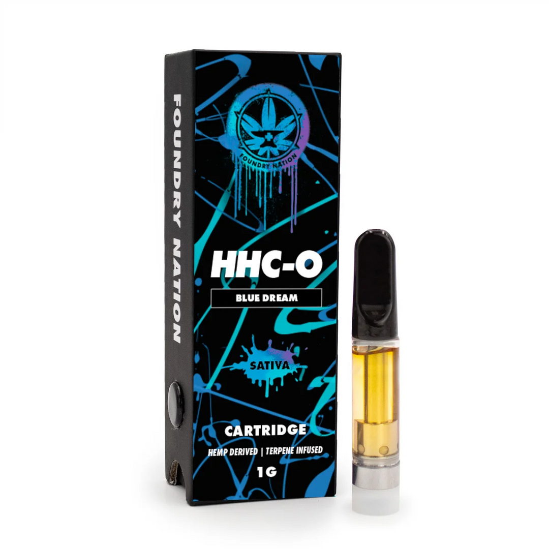 Foundry HHC-O Cartridge - Blue Dream (Sativa) - Smokeless - Vape and CBD