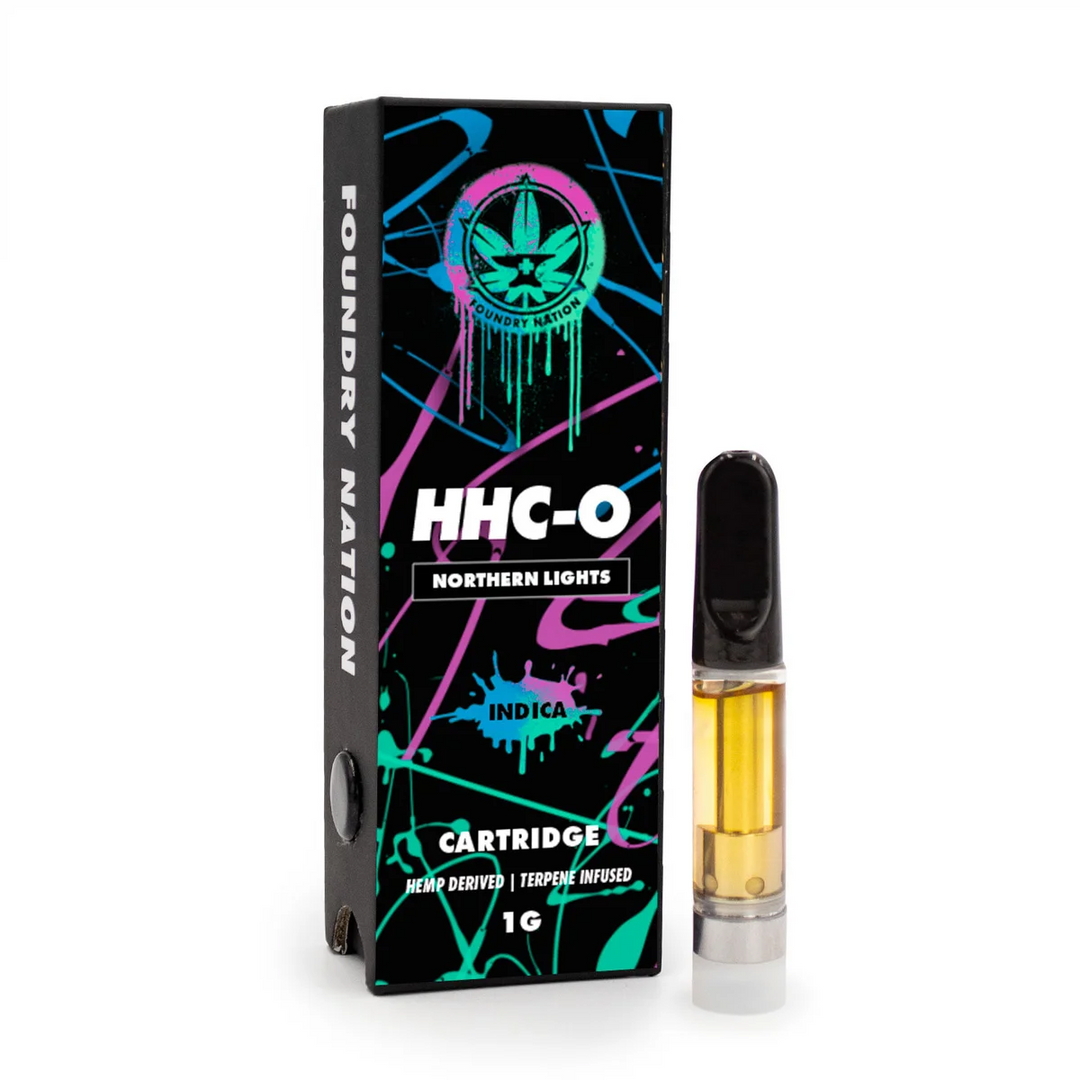 Foundry HHC-O Cartridge - Northern Lights (Indica) - Smokeless - Vape and CBD